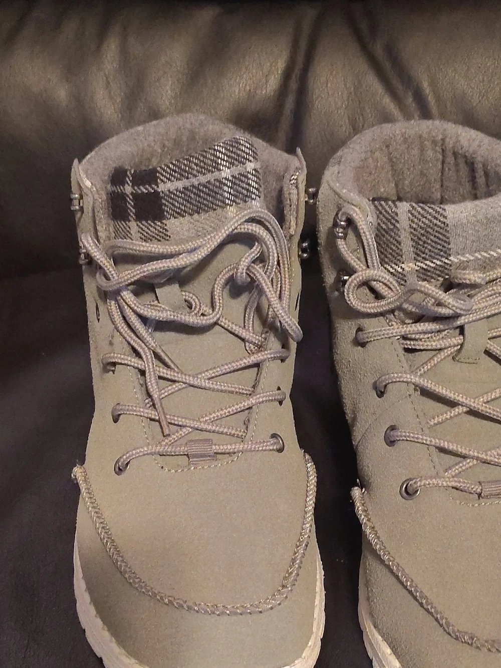 Frogg Togg Gray Suede Lace-Up Ankle Boot Sneakers